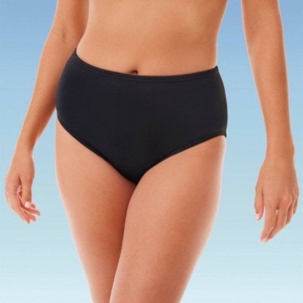 Miracle Brands Women's Slimming Control High Waist Bikini Bottom - 14